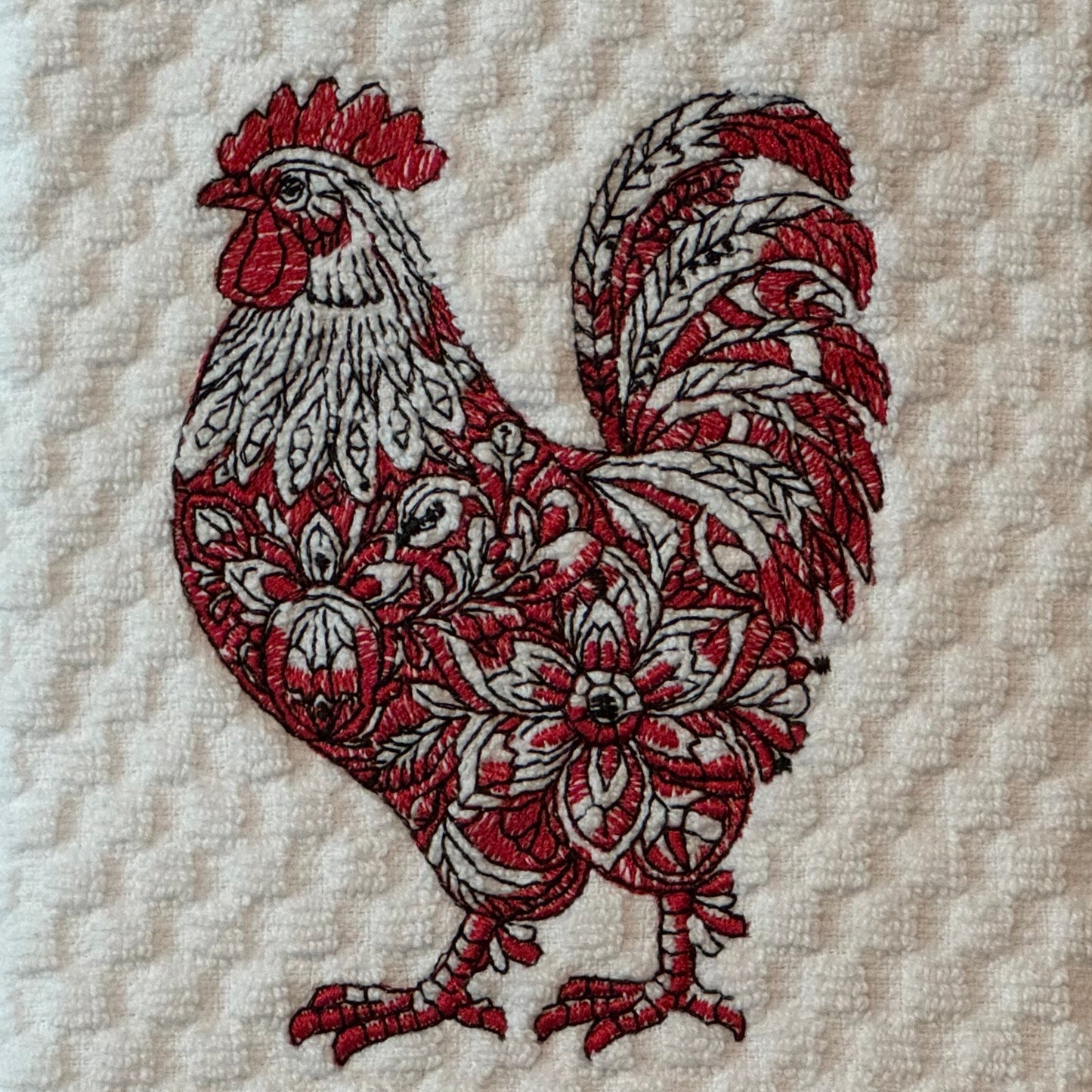 Red Rooster Towel
