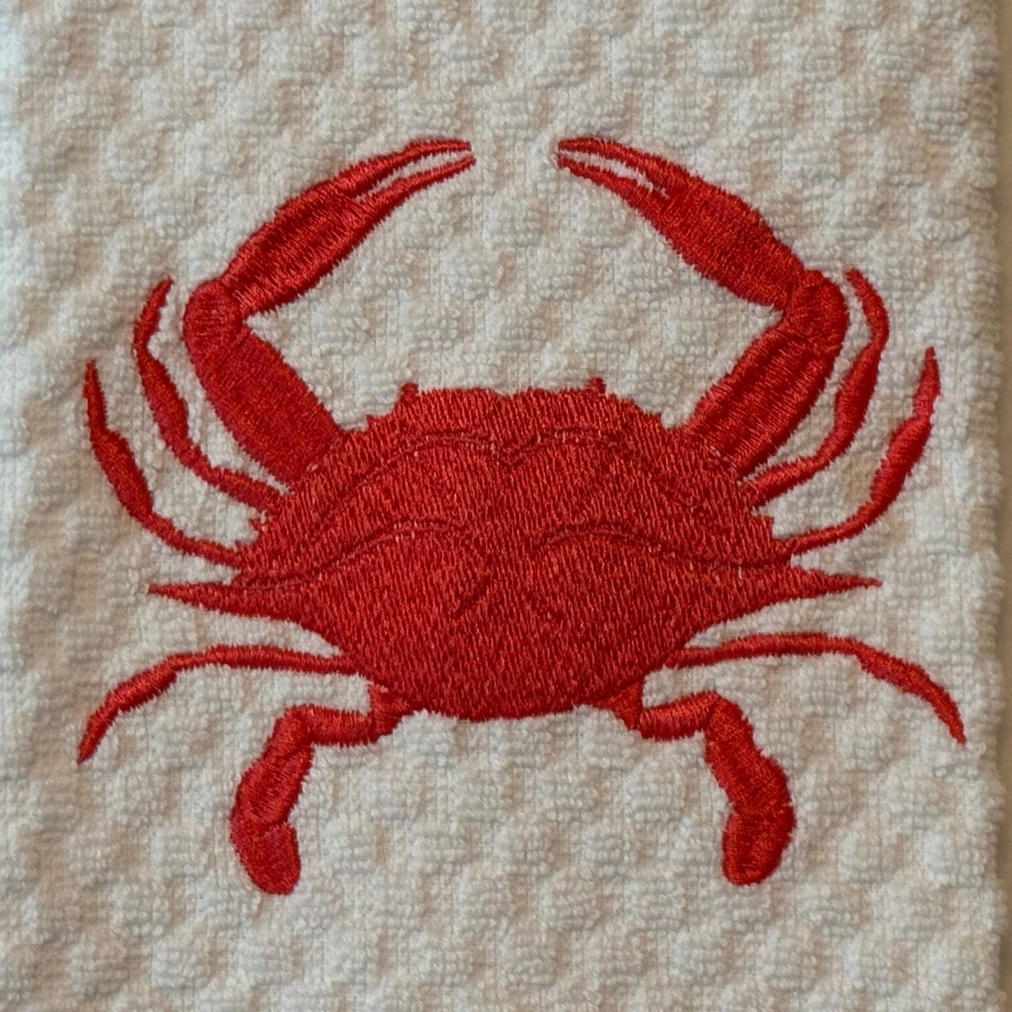Red Crab Towel