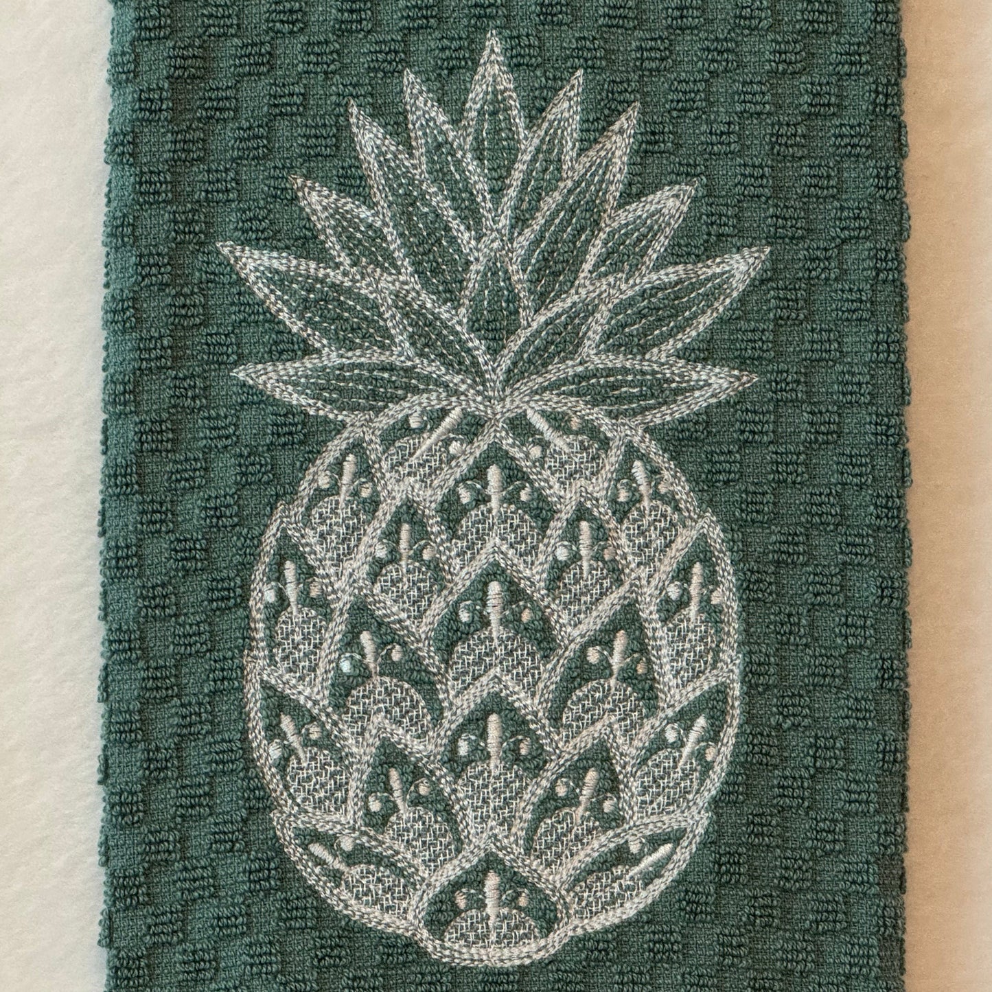Pineapple on Colored Towel