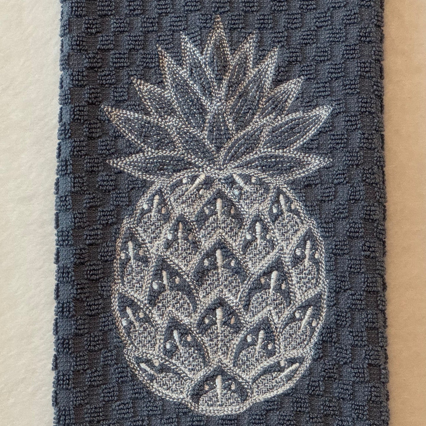 Pineapple on Colored Towel