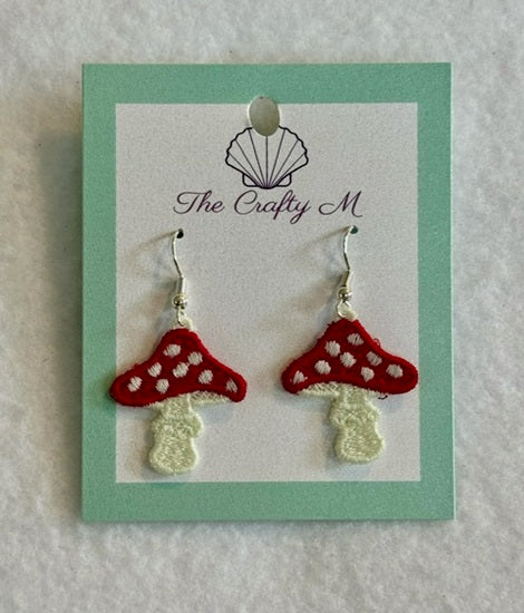 Mushroom Earrings