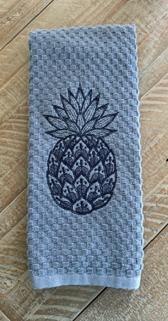 Pineapple Towel - Blue