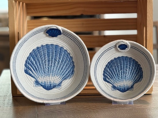 Shell Basket - Blue