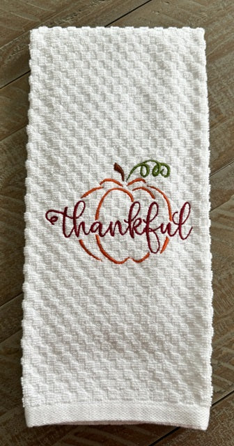 Thankful Pumpkin Towel